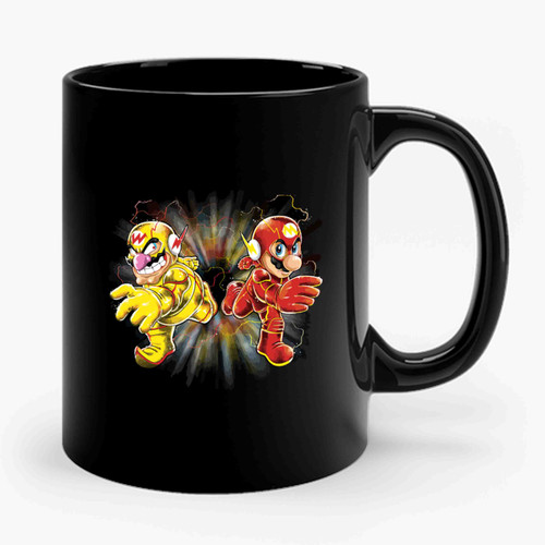 Super Mario The Flash Mashup Ceramic Mug