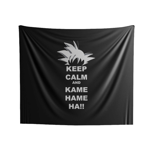 Keep Calm And Kame Hame Ha Anime Goku Dragon Ball Z Indoor Wall Tapestries