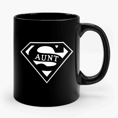 Superhero Aunt Ceramic Mug