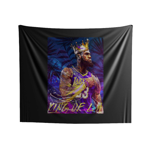 King Le Bron James Indoor Wall Tapestries