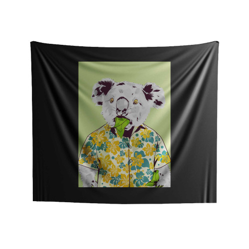Koala Hawaiian Fashion Indoor Wall Tapestries
