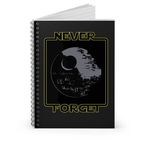 Star Wars Never Forget The Death Star Spiral Notebook