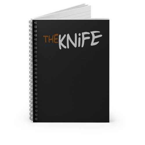 The Knife Spiral Notebook