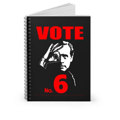The Prisoner Vote 6 Spiral Notebook