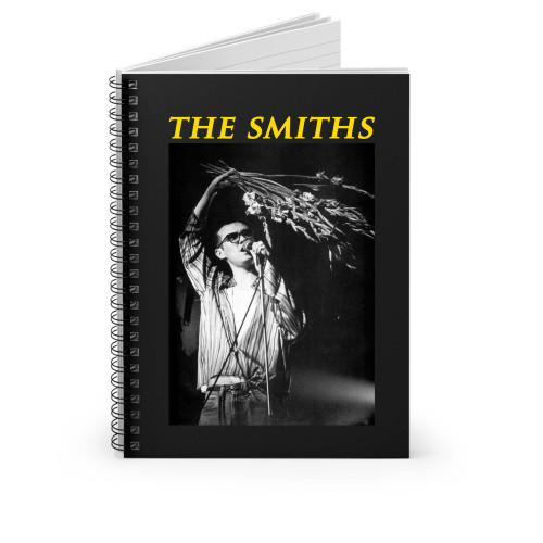 The Smiths Morrissey Flowers Spiral Notebook