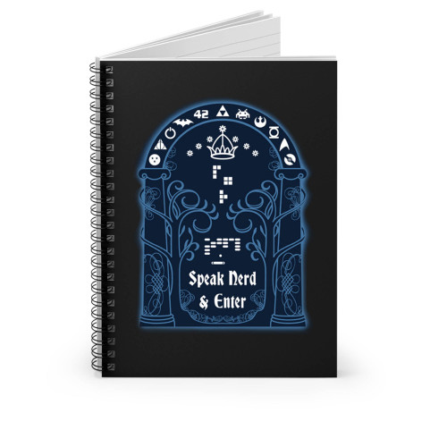 Useful Knowledge Lotr Batman Zelda Star Trek Spiral Notebook