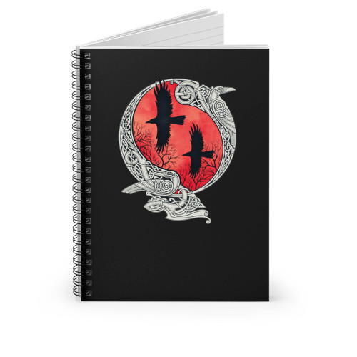 Vikings Valhalla Odin Nordic Ragnar Lodbrok Thor Rollo Floki Warriors Spiral Notebook