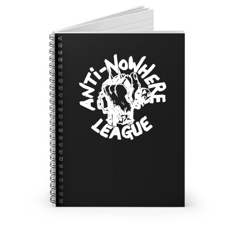 Anti Nowhere League Logo Spiral Notebook