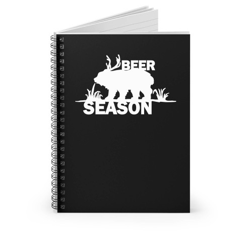 Beer Season Art Parody Spiral Notebook