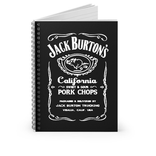 Big Trouble In Little China Jack Burton's Pork Chops Spiral Notebook