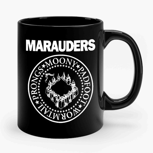 The Marauders Hogwarts Retro Music Band Logo Parody Ceramic Mug