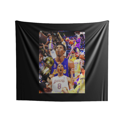 Kobe Bryant Collage 1 Indoor Wall Tapestries