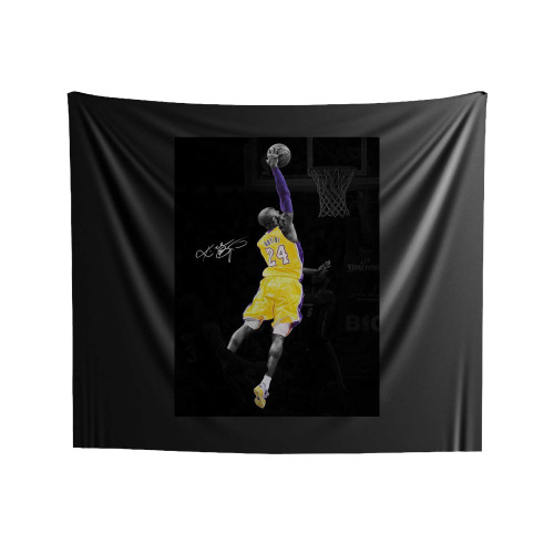 Kobe Bryant Dunk 4 Indoor Wall Tapestries