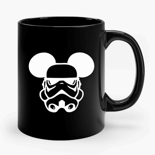 Disney Storm Trooper Micky Mouse Star Wars Funny Parody Ceramic Mug