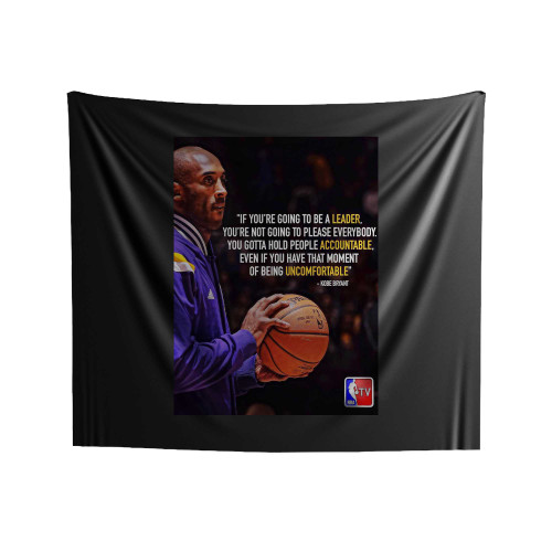Kobe Bryant Quote 2 Indoor Wall Tapestries