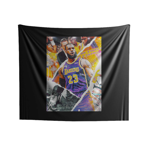 Lebron James 8 Indoor Wall Tapestries