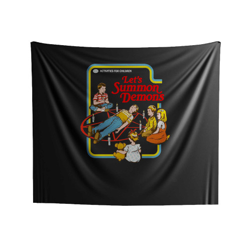 Lets Summon Demons 1 Indoor Wall Tapestries