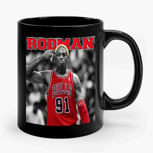 The Worm Dennis Rodman Basketball Legend Ceramic Mug