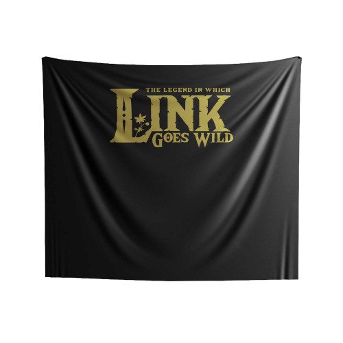 Link Gone Wild Legend Of Zelda Breath Of The Wild Link Hyrule Nerd Pop Culture Nintendo Switch Nes Indoor Wall Tapestries