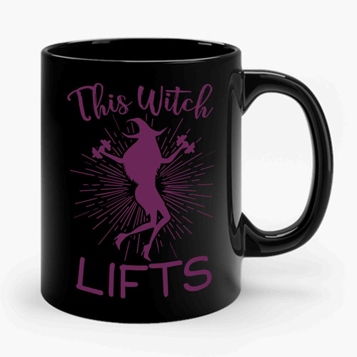 This Witch Lifts Ceramic Mug