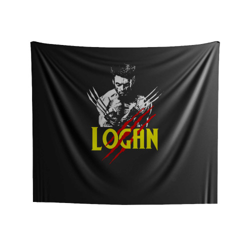 Logan Hugh Jackman Wolverine X-Man Indoor Wall Tapestries