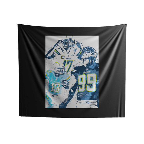 Los Angeles Chargers Team Indoor Wall Tapestries