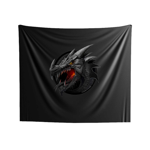 Magic Dragon Logo Indoor Wall Tapestries