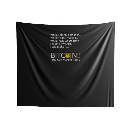 Making Bitcoin Indoor Wall Tapestries