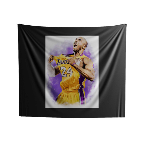 Memory Of Kobe Bryant Indoor Wall Tapestries