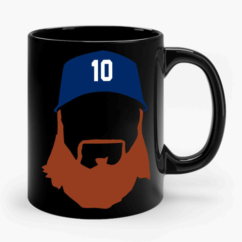 Turner Face Los Angeles Dodgers Justin Turner Ceramic Mug