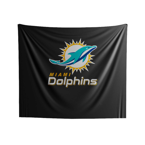 Miami Dolphins Football America Logo Indoor Wall Tapestries