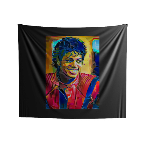 Michael Jackson Abstract Pop Art Indoor Wall Tapestries