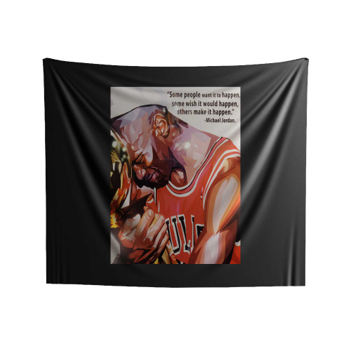 Michael Jordan 23 1 Indoor Wall Tapestries