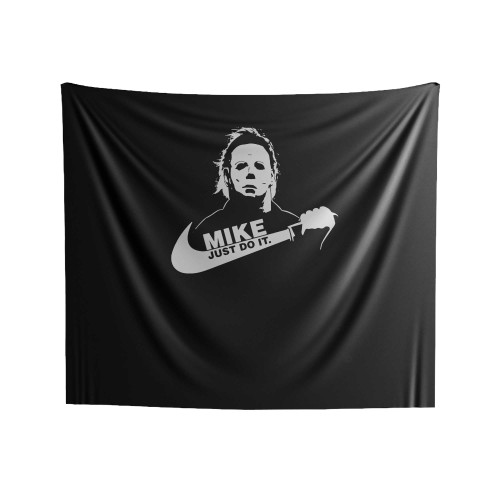 Michael Myers Just Do It Indoor Wall Tapestries