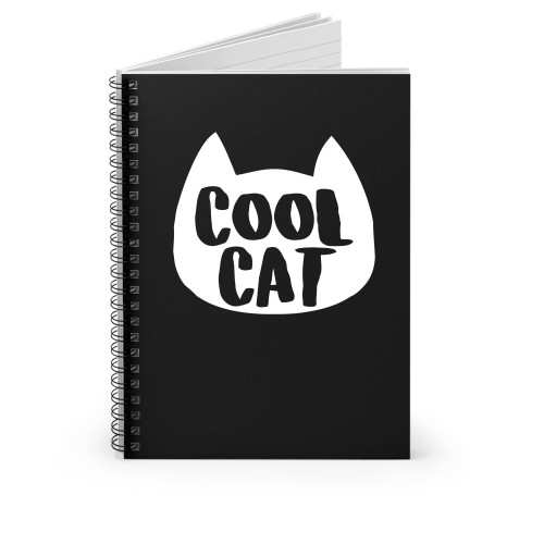 Cool Cat Spiral Notebook