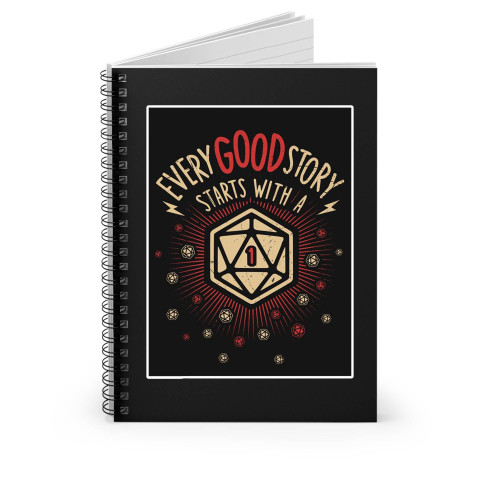 Critical Fail An Rpg Role Playing Gamer's D20 Dungeon Master Spiral Notebook