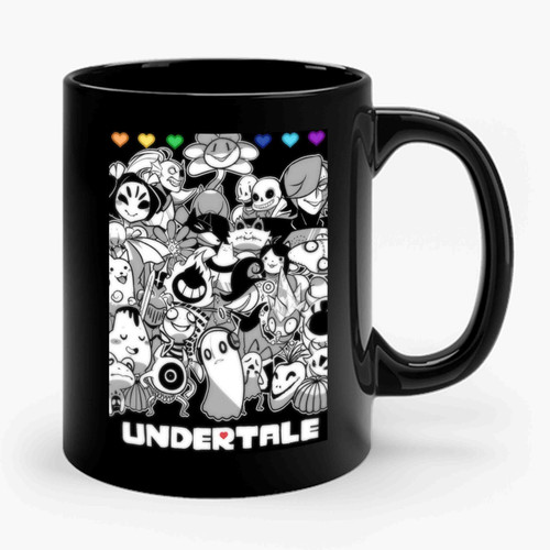 Undertale All Characters Sans Papyrus Toriel Undyne Alphys Ceramic Mug