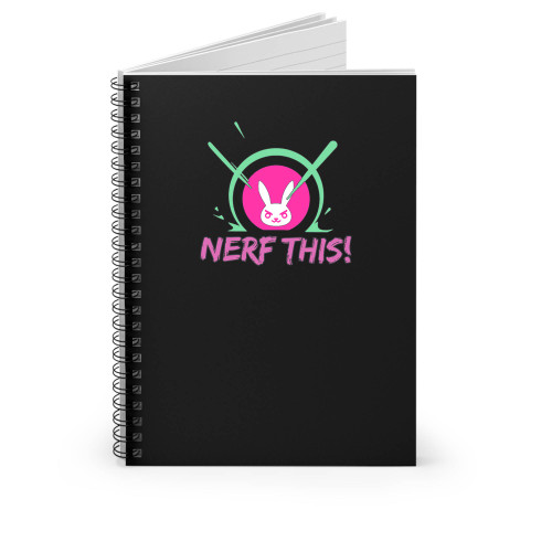 D- Bunny - Overwatch Gaming Gamers Reaper Tracer Genji Zenyatta Spiral Notebook