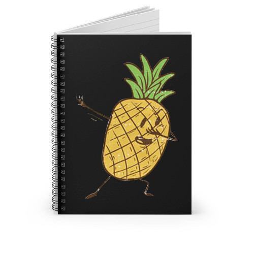Dabbing Pineapple Pineapple Lover Funny Dabbing Spiral Notebook