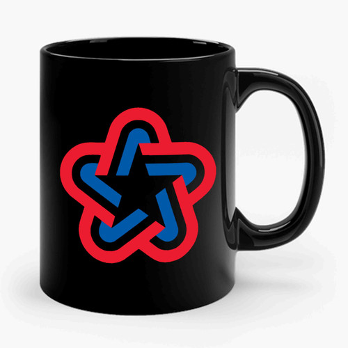 Us Bicentennial Star Ceramic Mug