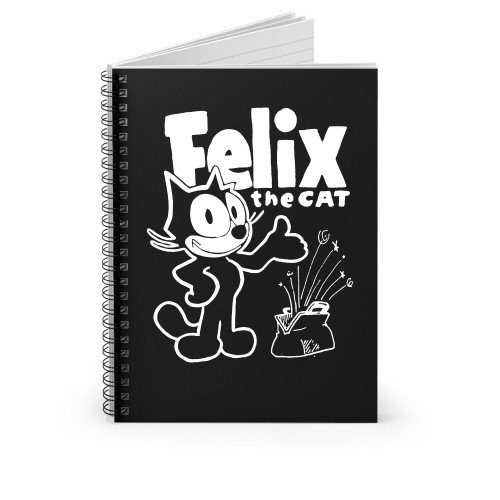 Felix The Cat 1980's Spiral Notebook