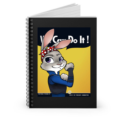 First Bunny Officer Spiral Notebook