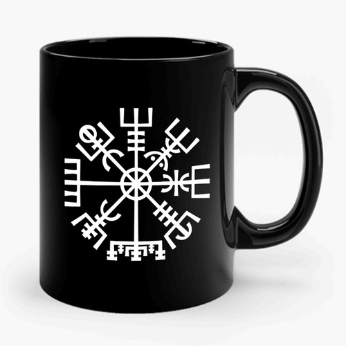 Vegvisir Viking Compass Symbol Ceramic Mug