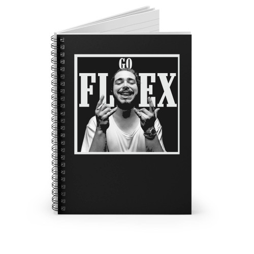 Go Flex Post Malone Spiral Notebook