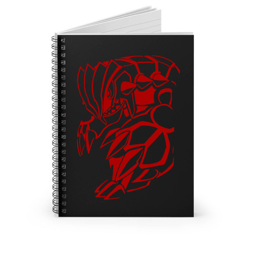 Groudon Gods Pokemon Design Spiral Notebook