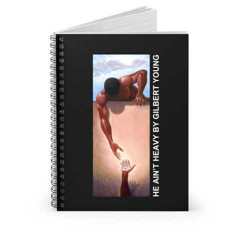 He Aint Heavy By Gilbert Young Spiral Notebook