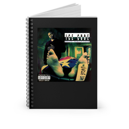 Ice Cube Death Certificate Spiral Notebook