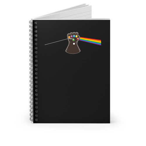 Infinity War Pink Floyd Style Spiral Notebook