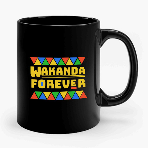Wakanda Forever Black Panther Inspired Ceramic Mug