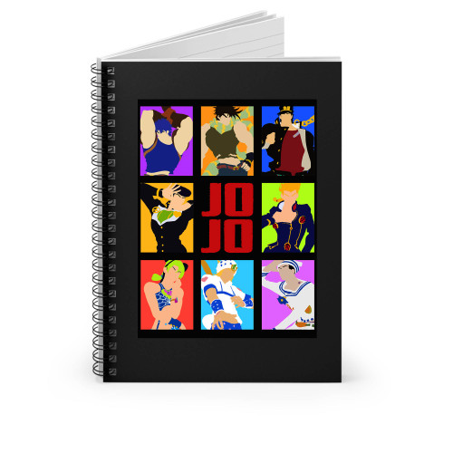 Jojo's Bizarre Adventure Heroes Spiral Notebook